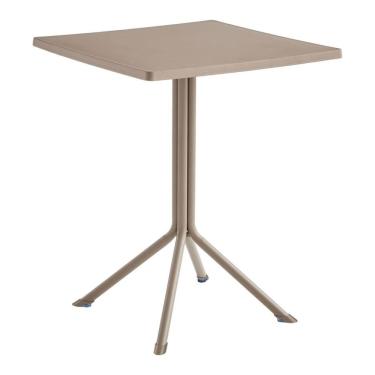 Imagem de Mesa Quadrada Bossa Rivatti 75 Cm (altura) Tampo Em Polipropileno Fendi E Base Em Aço Fendi