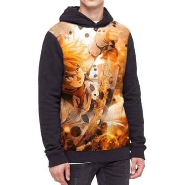 Imagem de Moletom Com Capuz Pecados Capitais Ref:557 - smoke, Preto, GG