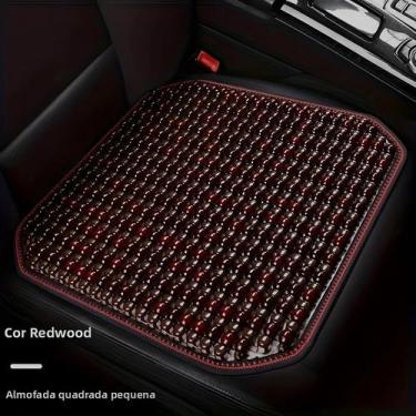 Imagem de Almofada De Assento Para Carro Em Madeira Respirável De Redwood E Pêra