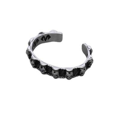 Imagem de Pulseiras unissex com corrente de elos boêmios para mulheres e homens, One Size, Aço inoxidável, Sem Pedra Preciosa