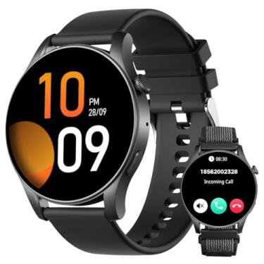Imagem de Relogio Smartwatch Feminino e Masculino Unissex 1,43" AMOLED Touchscreen, Bluetooth Atender/Fazer, IP67 à Prova d'Água, 100+ Modos, Fitness e Sono, Relógio Inteligente Smartwatches para Android iOS
