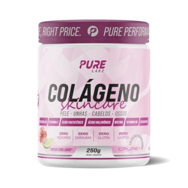 Imagem de Colágeno com Ácido Hialurônico 250g Pure Athletic Sabor:Hibisco com limão