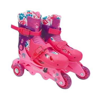 Imagem de Patins Ajustavel com Acessorios de Segurança Barbie 29 a 32 FUN F0010-7