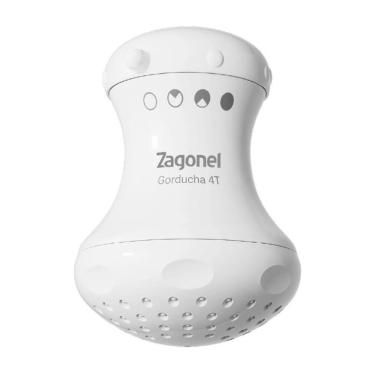 Imagem de Chuveiro Elétrico Zagonel Gorducha 4 Temperaturas Branco 5700w 220V