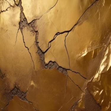 Imagem de Quadro Decorativo Gold Background Textura Luxo Estampa Dourada para Parede 30x30cm