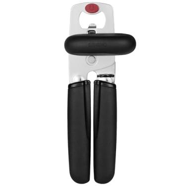 Imagem de Beneno Abridor de latas manual, abridor de latas magnético resistente e abridor de garrafas com lâmina de corte suave e afiada, botão giratório sem esforço, alça antiderrapante macia, abridor de lata