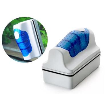 Imagem de Limpador Magnético Limpeza de Vidro Aquário Até 6mm - BR Fish Aquarism