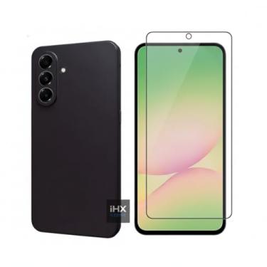 Imagem de [KIT] Capa Capinha Para Samsung Galaxy A56 Anti-Impacto Premium Preto + Película de Cerâmica 9D ou Privacidade 3D (Capa Preta + Película Cerâmica 9D)