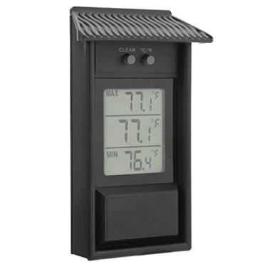 Imagem de Medidor de Temperatura Termômetro Digital à Prova D'água Ao Ar Livre para Estufa de Jardim