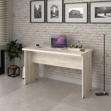 Imagem de Escrivaninha Mesa De Escritório 1,20m Tampo 30mm Work30 Snow