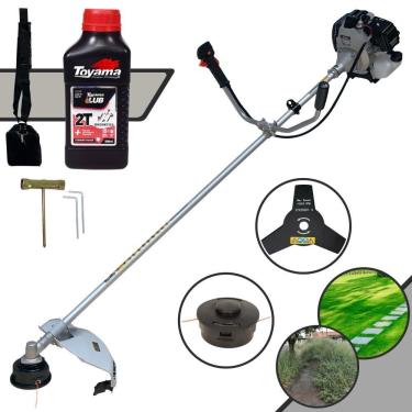 Imagem de Podador De Grama Tbc43h Toyama 43cc 1,7hp + Óleo Toyama 2t