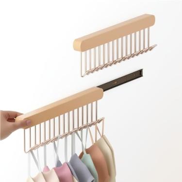 Imagem de CL-DeepOcean Poste de guarda-roupa esquerdo e direito de 30,5 cm (pacote com 2) com 8 ganchos para armários, cozinhas, corredores, varões de guarda-roupa ideais