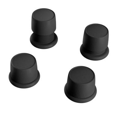 Imagem de Blissfuhue Elevadores de micro-ondas - Altura ajustável (4,1 cm - 6,6 cm) Pés de forno de micro-ondas, pacote com 4, suporte de resfriamento de micro-ondas antiderrapante para pequenos