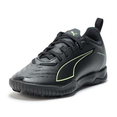 Imagem de PUMA Chuteira de futebol unissex infantil Ultra Play Turf Training, Preto-efervescente Terrain verde-claro Ah25, 20