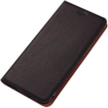 Imagem de POYUFRG Capa carteira para Xiaomi 17 Pro Max/17 Pro/17, capa de couro com padrão de árvore retrô com suporte para cartão, preta, 17 ProMax