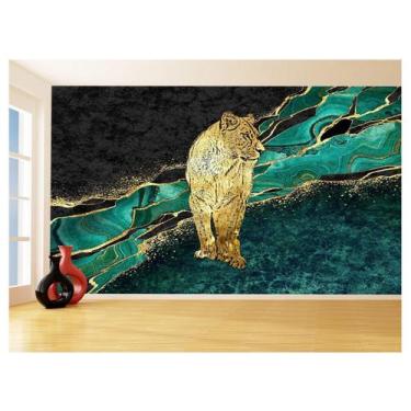 Imagem de Papel De Parede Animais Pop Art Leoa Colorido 3,5M Pxa444 - Você Decor
