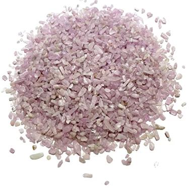 Imagem de ASPROD 500 g Cascalho de berilo rosa natural morganita cristal quartzo amostra aquário decoração jardim pedra fengshui pedras primárias e minerais