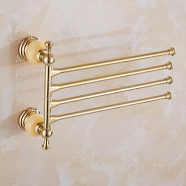 Imagem de Toalheiro europeu de jade toalheiro, toalheiro nórdico, toalheiro de banheiro dourado, toalheiro/toalheiro 58,5 cm O novo Mantenha isso em mente