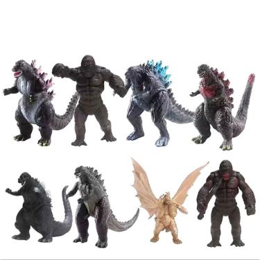 Imagem de Figura de anime, brinquedo, modelo colecionável, estátua de Godzillas, 9 cm