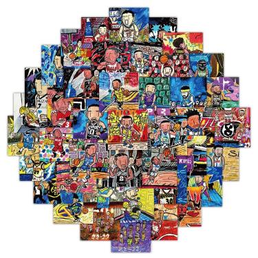 Imagem de Adesivos, 60 unidades/lote, Footballs Stars, vinil impermeável, conjunto de anime