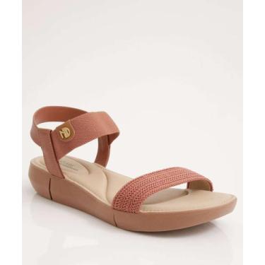 Imagem de Sandália Feminina Rasteira Tiras Modare-71098, Caramelo, 37