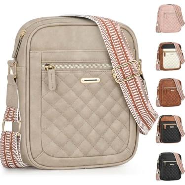 Imagem de Capolo Bolsas transversais para mulheres e homens, Cinza, M