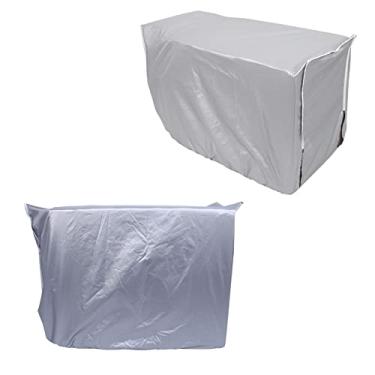 Imagem de HURRISE Cobertura Isolada Impermeável do Condicionador de Ar para Unidades Exteriores da c.a., Protetor Resistente da c.a. do Inverno para Unidades Exteriores para a Casa 3 Tamanhos (Hebraico)