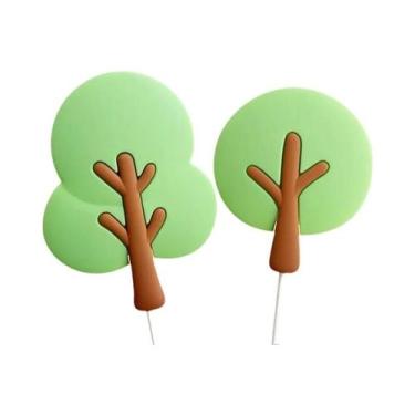 Imagem de Topo De Bolo De Safari Na Selva Para Meninos, Leão, Elefante, Girafa, 