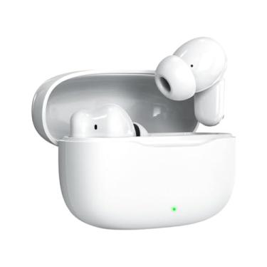 Imagem de Fone de Ouvido Bluetooth 5.4 TWS com Estojo de Carregamento, Som Hi-Fi, Graves Profundos, Controle Touch, À Prova d’Água – Branco