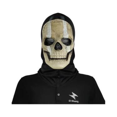 Imagem de Máscara De Caveira Fantasma De Horror Unissex Call of Duty MW2 Acessór