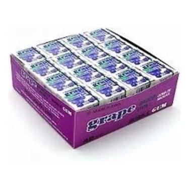 Imagem de Chiclete Sabor Uva Marukawa Bubble Gum - 48 Uunidades