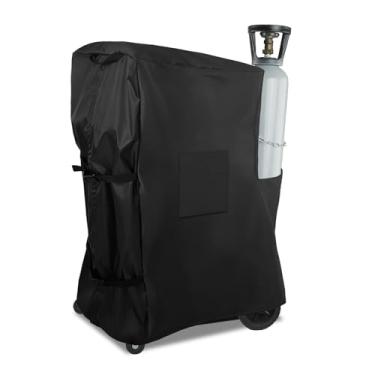 Imagem de Capa de carrinho de soldagem, capa protetora de carrinho de soldador de 3 camadas para Tig Mig a maioria dos carrinhos de solda de plasma Cutte no mercado