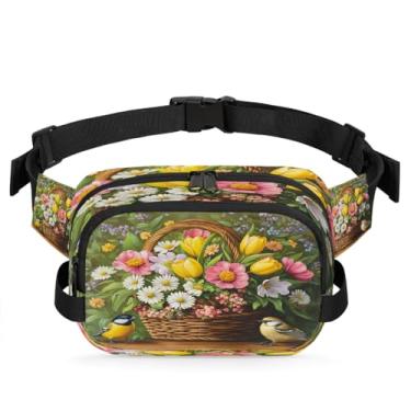Imagem de Pochete colorida de arte de caminhão para mulheres e homens com alça ajustável, bolsa transversal, bolsa de peito, bolsa de bumbum, Cor 22