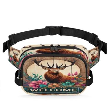 Imagem de Pochete colorida com galo de girassol para mulheres e homens com alça ajustável, bolsa transversal, bolsa de peito, bolsa tiracolo, Cor 17