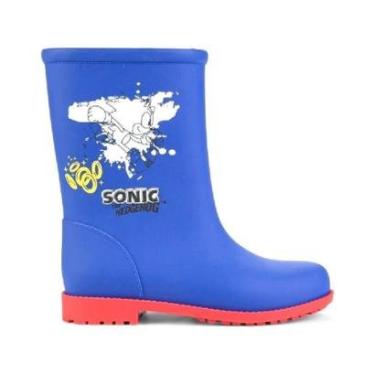 Imagem de Bota Galocha Grendene Kids Sonic Agile 22906 Azul-Unissex