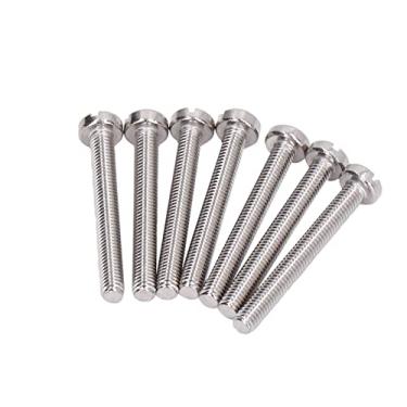 Imagem de Hyuduo 50pcs A2-70 Parafuso de Cabeça de Queijo Aço Inoxidável Fenda de Cilindros Parafusos Máquina Cabeça para Máquinas de Precisão Brinquedos Eletrônicos Domésticos Com Cabeça Lisa (M3*20)