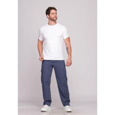 Imagem de Calça Sarja Macaw 7733 Petroleo-Masculino