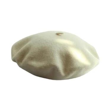 Imagem de Boina Feminina Quente De Lã Grossa Estilo Artista Francês Chapéu De Pi