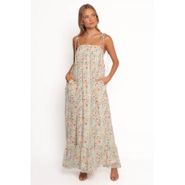 Imagem de Petal & Pup Vestido feminino Colette Maxi floral para jardim, Jardim floral, M