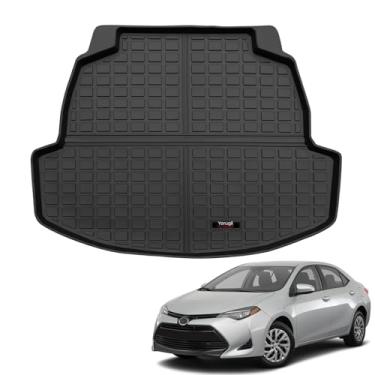 Imagem de Tapetes de carga de carro personalizados forro de porta-malas acessórios de proteção TPE para todos os climas (para Toyota Corolla Sedan 2014-2019)