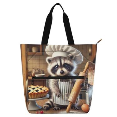 Imagem de GAIGEO Bolsa de mão reutilizável com zíper para mulheres, crianças, professores, trabalho, escola, lona, reutilizável