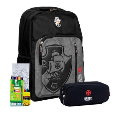 Imagem de Kit Mochila Estojo Juvenil Vasco 2026 - Xeryus, Vasco VAS16514