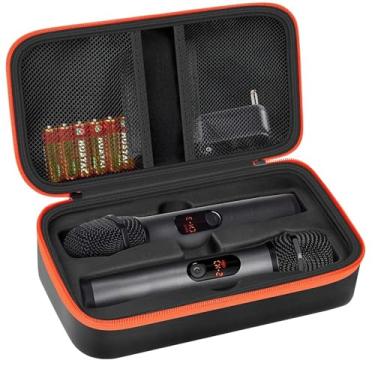 Imagem de Estojo de Proteção para Microfones JBL Sem Fio – Case Resistente com Zíper e Divisórias Internas para Acessórios