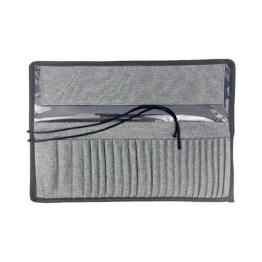 Imagem de Conjunto De 24 Pincéis De Arte Com Espátula E Bolsa Para Pintura Em Ac