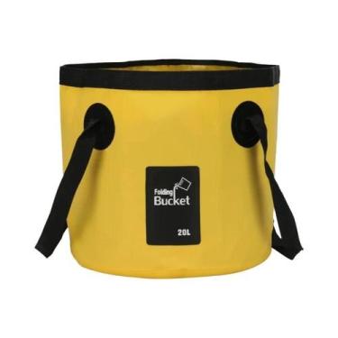 Imagem de Balde De Armazenamento De Água Portátil E Dobrável Para Pesca E Campin