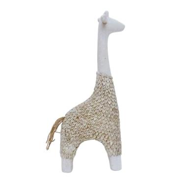 Imagem de WeiLaiKeQi Estátua de Girafa, Escultura Abstrata, Coleção Inovadora, Estatueta Decorativa para Mesa de Jantar, Centro de Mesa, L