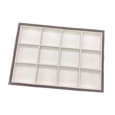 Imagem de predolo Bandeja Organizadora de Joias Portátil e Prática em Madeira para Presentes, Porta-Joias Multifuncional para Grampos de Cabelo e Presentes para Mães, 12 Compartimentos