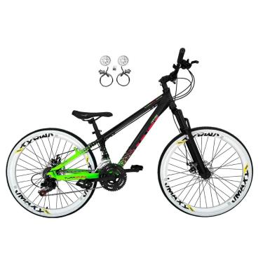 Imagem de Bicicleta Aro 26 Vikingx Tuff X44 Alumínio 21v Freeride Aros Vmaxx Freio a Disco Hidráulico-Unissex