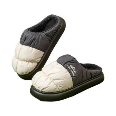 Imagem de Chinelos De Inverno Impermeáveis Para Mulheres, Longos, Peludos, Gross