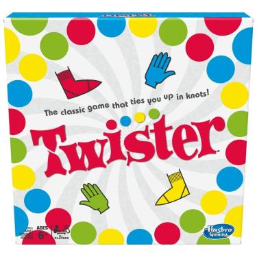 Imagem de Jogo de tabuleiro Hasbro Twister Party Classic para crianças de 6 anos ou mais